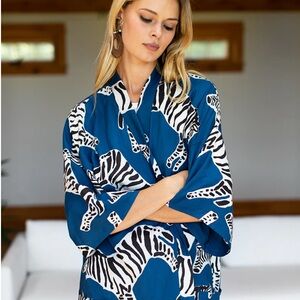 Fete Kimono - Zebra Lapis